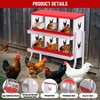 Chicken Nesting Box with Roll Out Egg Tray, Rustproof & Ventilated Laying Boxes for Hens, Chickens, Ducks - 4 of 4