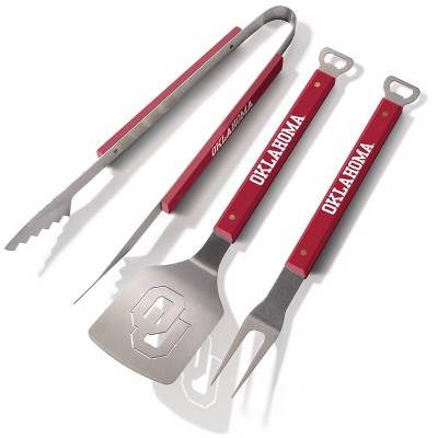 NCAA Oklahoma Sooners Spirit Series BBQ 3pc Set