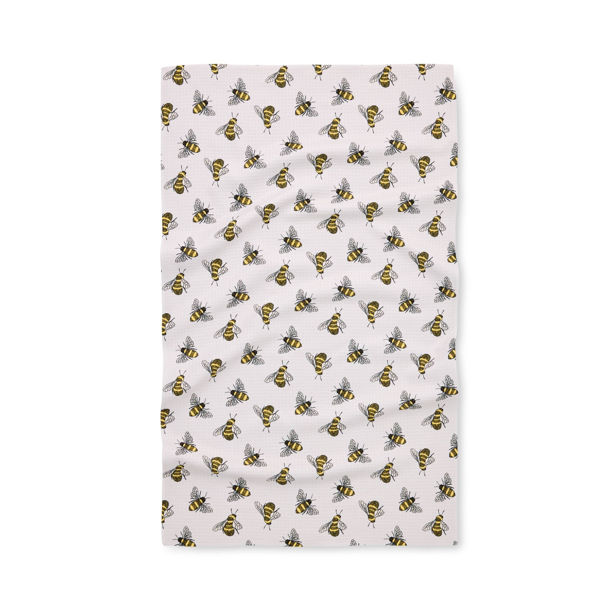 Geometry Kitchen Tea Towel Busy Bee