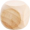 Genie Crafts 60-Pack Unfinished Wooden Cubes Blank Square Blocks Dice Set, 0.75 Inches - 3 of 4