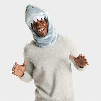 Adult Snood Shark Halloween Costume Headwear - Hyde and EEK! Boutique™ Gray
