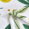 Home Mart Goods White Green Smiling Face Soft Plush Fleece Cozy Throw Blanket - 50" x 70" - 4 of 4
