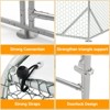 Large Metal Chicken Coop Upgrade Tri-Supporting Wire Mesh,Walk-in Poultry Cage,Waterproof & Anti-Ultraviolet Cover & Lockable Doors for Outdoor - 3 of 4