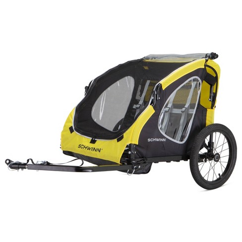 Schwinn Prescott Bike Trailer Yellow black Target