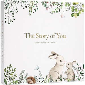 Attop Keepsake Memory Book for Baby Boy or Girl  A Milestone Book to Record Every Event from Birth Neutral Journal Scrapbook Photo Album - 1 of 4