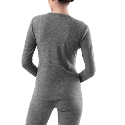 Fruit of the Loom Women's and Women's Plus Thermal Henley Top & Bottom Set  