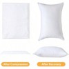 Standard Size Pillow Set of 2 - Fluffy Down Alternative , Breathable Cool for All Sleeping Positions, Machine Washable 20x26 - 4 of 4