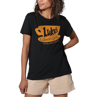 Women's Gilmore Girls Luke's Coffee Logo Loose T-Shirt