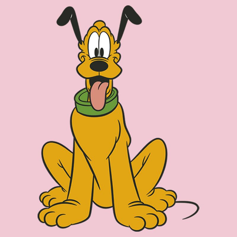Girl's Disney Pluto Perked Dog Ears T-Shirt, 2 of 5