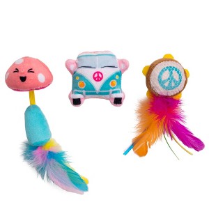Catstages Festival Themed Catnip Cat Plush Toy - 1 of 4