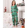 Matching Christmas Pajamas Front Zipper One Piece Pajamas Fleece-Lined Holiday Pajamas Pocket Sleepwear Matching Christmas Jammies - 2 of 4