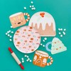 Daydream Society - Baking Spirits Bright Figgy Pudding Small Plates - Pack of 8 Paper Plates - 3 of 3