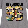 - Hey Arnold! - Arnold 1996 Graphic Short Sleeve Fleece Dress - 2 of 4