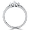 Pompeii3 1ct 3-Stone Marquise Diamond Engagement Ring 14K White Gold - 2 of 4