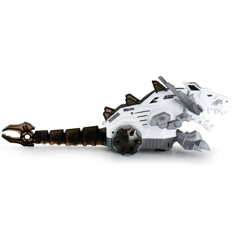 Vivitar Robo RC Monster Dino with 2 Way Remote and Fire Breathing Action in White, 5 of 8