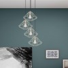 Livex Lighting Geometric Shade 1 - Light Pendant in  Brushed Nickel - 3 of 4