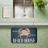Stupell Industries Relax Unwind Patriotic Beach House Printed Anti-Fatigue Floor Mat, design by Kim Allen, 30"x18" - 2 of 4