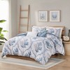 Gracie Mills Irvin Coastal 5-Piece Cotton Duvet Cover Set - 2 of 4