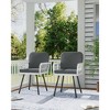 Patio Dining Chairs with 5mm Rattan & Cushions, 2-Piece Outdoor Chairs Set - 2 of 2