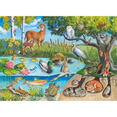 Ravensburger Animals Above & Below 60 PC Puzzle 12004100