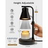 DORESshop 1-Light Black Vintage Candle Warmer Table Lamp with Rotary Dimmer Switch (G10 Halogen Bulbs Included) - 3 of 4