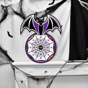 Hachikiko Halloween Party Games - Dart Board with 12 Sticky Balls,Trunk or Treat Games for Kids 3+, Halloween Activities Decorations - 1 of 4