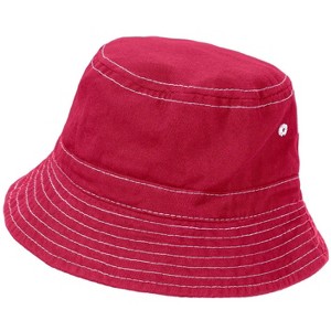 City Threads 100% Cotton Twill UPF 50+ Wharf Bucket Hat for Boys and Girls - 1 of 4