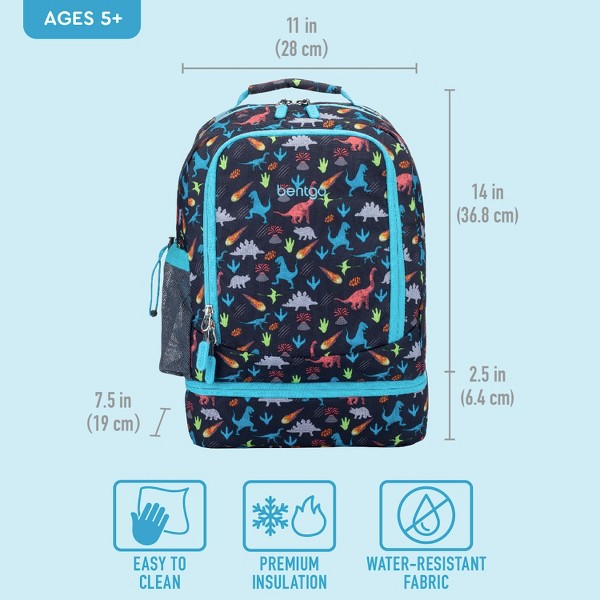 Mochila Bentgo Kids' 2 en 1 de 17" con lonchera aislada 5