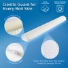 Fleming Supply Toddler Bed Bumper For Twin, Full, Queen, and King Beds - White - 4 of 4