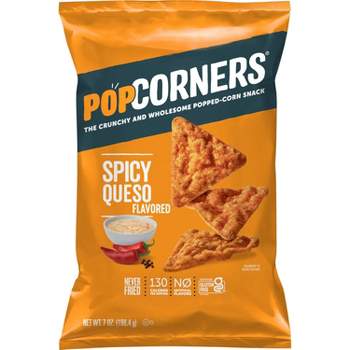 Popchips Potato Chips, Crazy Hot, 0.7 Ounce Snack Packs, (Pack  of 24)