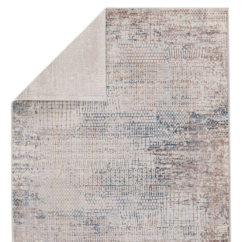 Tolsten Abstract Area Rug Ivory/Blue - Jaipur Living, 4 of 7