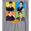 Men's Seinfeld Character Cast Grid Short Sleeve Graphic T-Shirt - Athletic Heather - X-Large - 2 of 4