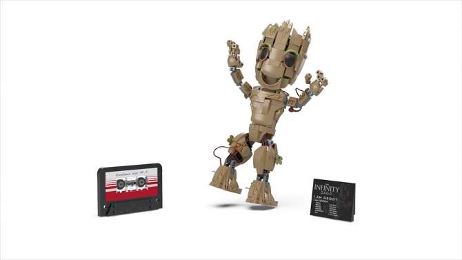 LEGO Marvel I am Groot Set, Baby Groot Buildable Toy 76217, 2 of 12, play video