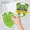 Big Dot of Happiness Lax to the Max Lacrosse Shaped Fill-In Invitations Party Invitation Cards with Envelopes Set of 12 - 2 of 4