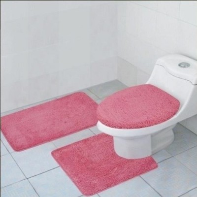 Kashi Home Hailey 3 Piece Bath Rug Set, 3 Piece Bathroom Rug Set Target