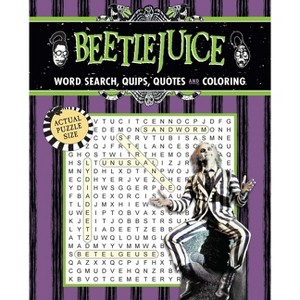 Beetlejuice Word Search, Quips, Quotes, and Coloring - (Coloring Book & Word Search) by  Editors of Thunder Bay Press (Paperback) - 1 of 1