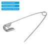 Unique Bargains Metal DIY Blankets Crafts Brooch Making Home Sewing Nickle Plated Safety Pins 100 Pcs - 4 of 4