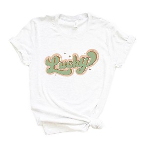 Simply Sage Market Women's Lucky Retro Stars Short Sleeve Graphic Tee - 1 of 4
