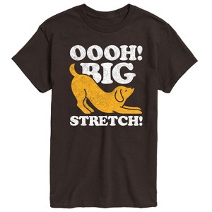 Men's - Instant Message - Dog Oooh Big Stretch Short Sleeve Graphic T-Shirt - 1 of 4