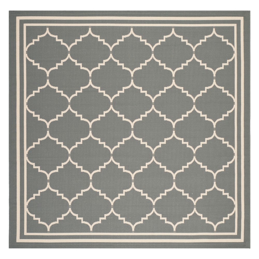 Modena Square 6'7in X 6'7in Outdoor Patio Rug