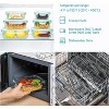 8 Pack Glass Food Storage Containers with Airtight Lids, Lunch Office Meal for Microwave, Oven, Freezer and Dishwasher, BPA Free - 4 of 4