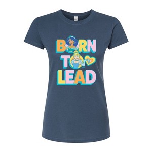 Women's - Disney - Jasmine & Cinderella Fitted Graphic T-Shirt - 1 of 3