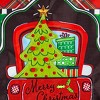 Evergreen Garden Flag Patterned Christmas Truck Applique Double Sided Indoor Outdoor Decor 18" x 12.5" - 2 of 2