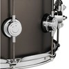 DW Collector's Series Satin Black Over Brass Snare Drum With Chrome Hardware - 2 of 2