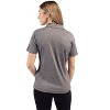 Clique Charge Active Womens Short Sleeve Polo - Black Heather - M - 2 of 2