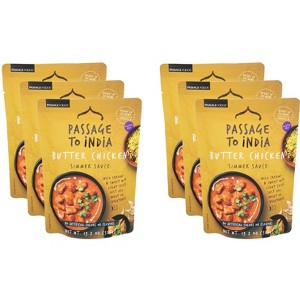 Passage Foods Simmer Sauce Butter Chicken - Case of 6 - 13.2 OZ - 1 of 2