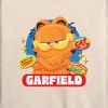 Women's - Garfield - Garfield Stickers Lightweight French Terry Wide Neck Long Sleeve Shirt - 2 of 4