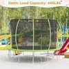 Trampoline with Enclosure & Ladder, ASTM Approved Heavy-Duty Outdoor Recreational Trampoline - 2 of 4