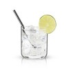 Viski Stainless Steel Straws for Cocktails - Eco-Friendly Reusable Metal Straws - Black Gunmetal 5in Set of 6 - 3 of 4