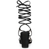 Allegra K Women's Strappy One Strap Lace Up Chunky Heels Sandals - 3 of 4